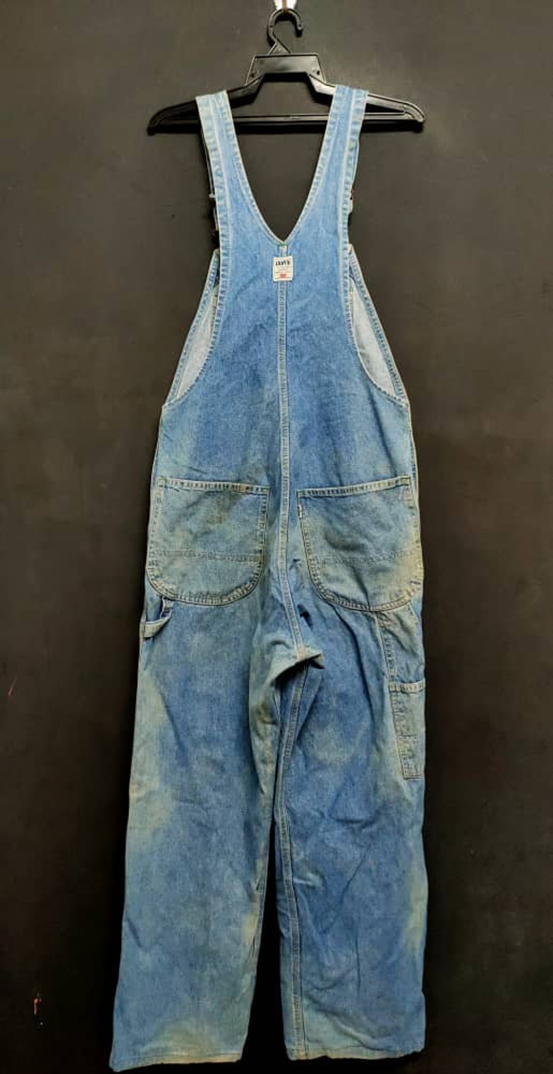 Vintage Levis Overall Size 34 Etsy