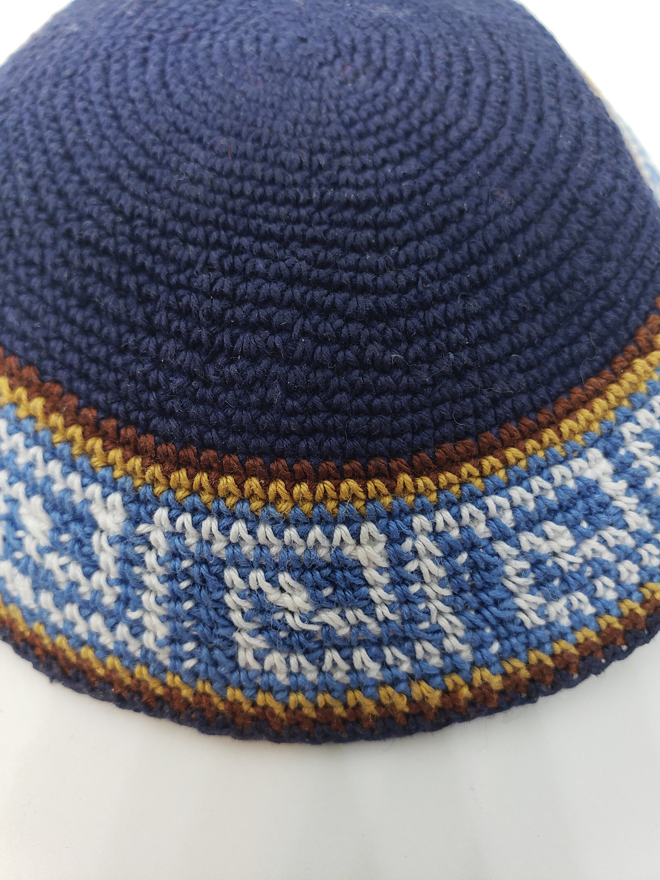 KippaCo Hand Knitted Yarmulke Knitted Kippah Hat 15.8 Cm/6.2 Etsy
