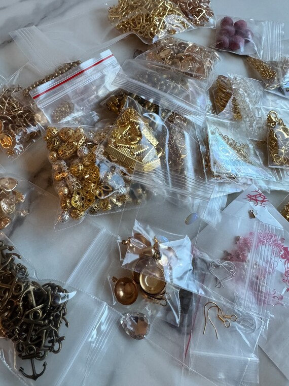 GRAB BAG 17 Jewelry Supplies Mixed LOT, Wholesale Jewelry Supplies
