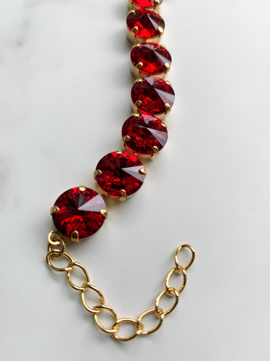 SIAM RED Rivoli Bracelet, Crystal 12…