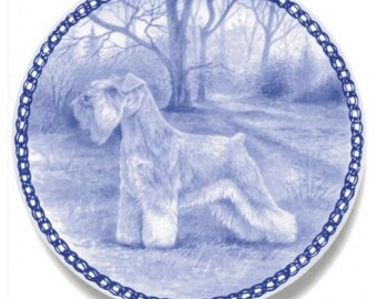 SCHNAUZER DOG Custom License Plate CANINE BREED Emblem Window Version