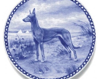 Pharaoh Hound - Dog Plate made in Denmark from the finest European Porcelain
