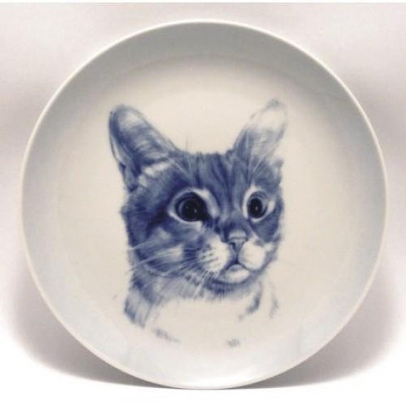 Birman Assiette Chat Fabrique Au Danemark A Partir De La Etsy Birman Assiette Chat Fabrique Au Danemark A Partir De La Etsy