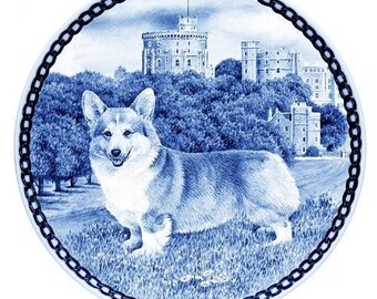 corgi paper plates