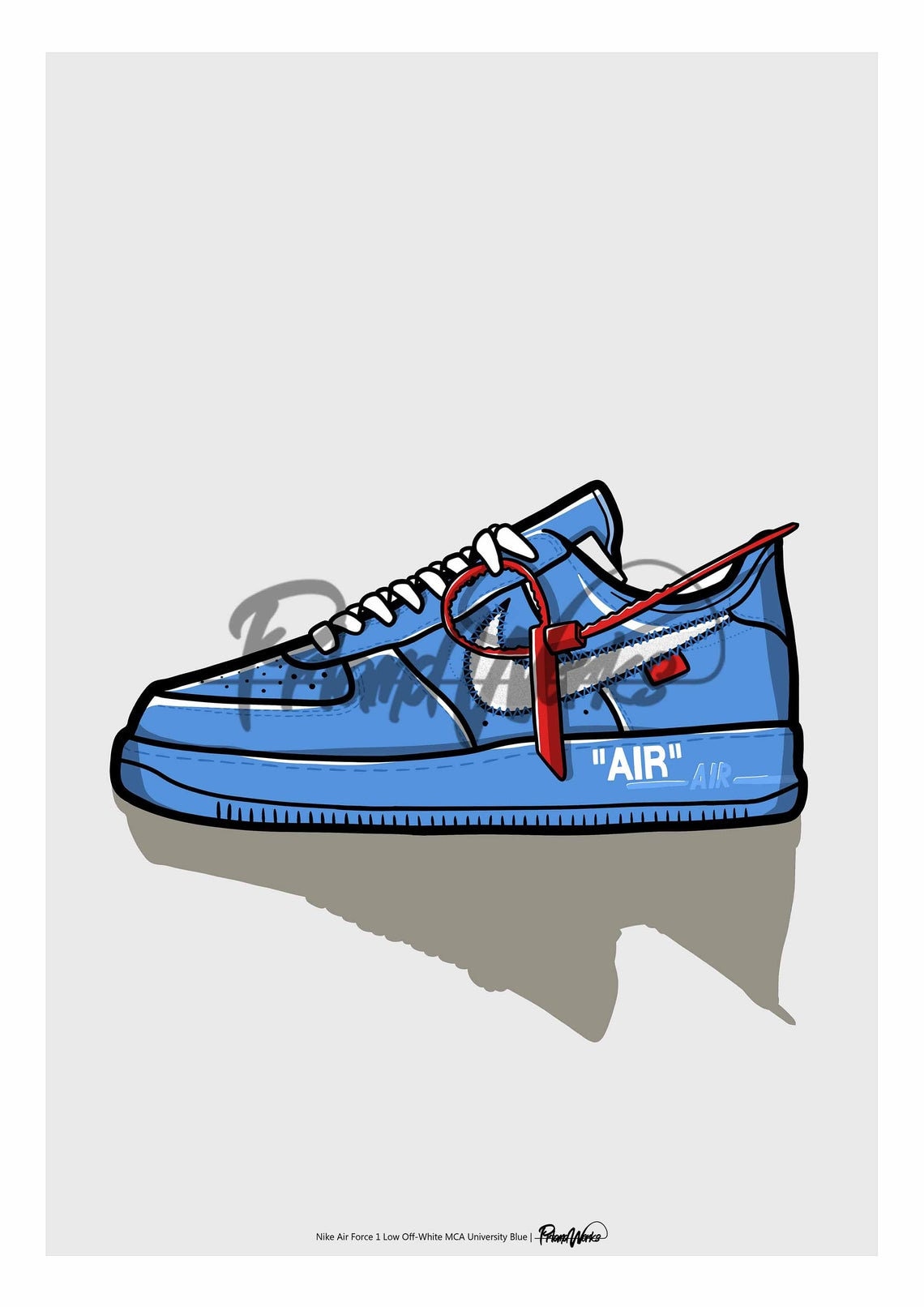 Nike Nike Air Force 1 Low Off-White MCA University Blue