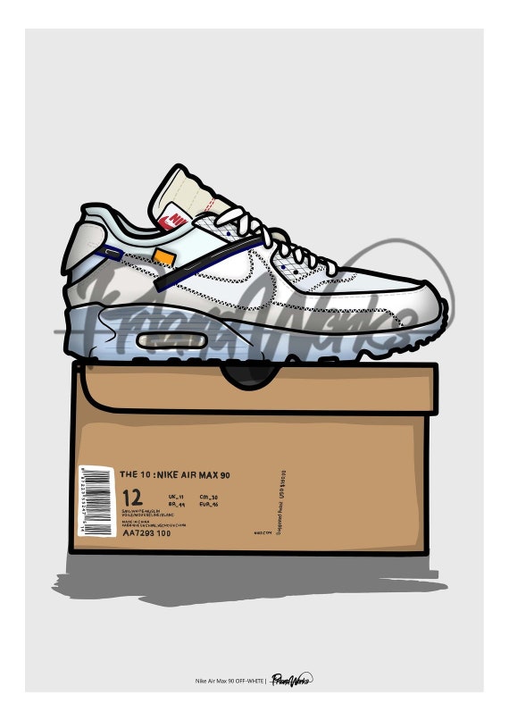 NIKE AIR MAX 90 THE WANTED LIST POSTER (50x70CM)