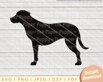 Catahoula Leopard Dog SVG - PNG, PDF, Dx,f Cut File for Cutters and More - Catahoula Silhouette Instant Digital Download - Clipart Vector