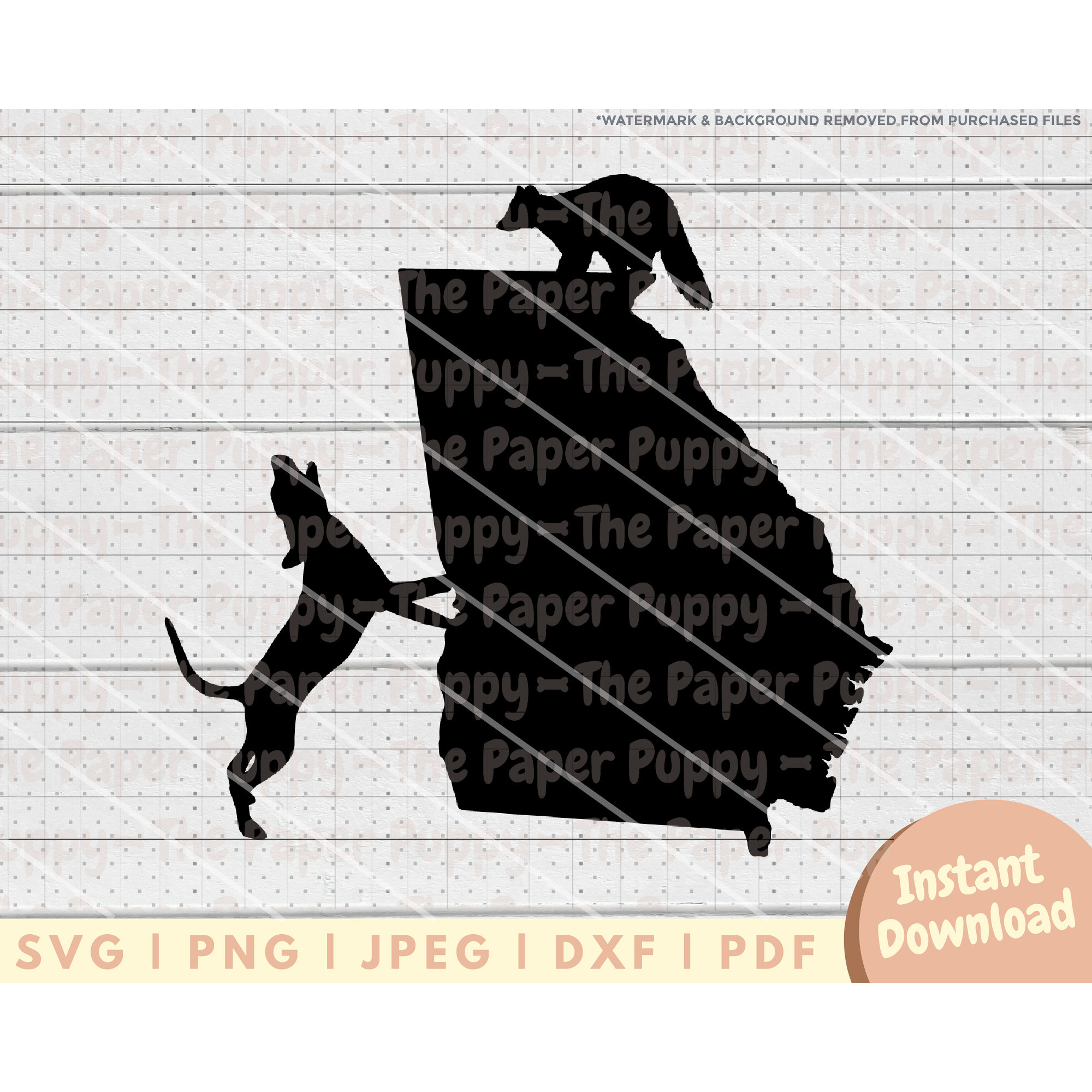 Coon Hunting SVG File PNG, PDF, Dxf, Cut File for Cutters and