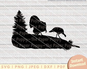 Turkey Feather SVG - PNG, PDF, Dxf, Cut File for Cutters and More - Turkey Hunting Instant Digital Download - Hunting Clipart Vector