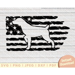 Brittany Spaniel SVG File - PNG, Pdf, Dxf, File di taglio per frese e altro - Brittany Spaniel che punta la bandiera in difficoltà Download immediato Clipart
