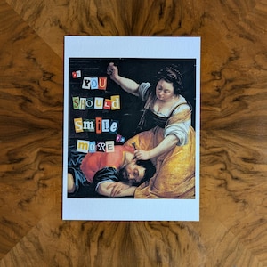 Kunstprint "Je zou meer moeten lachen" inclusief donatie.