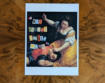 Art print "you should smile more" incl. donation