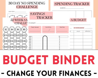 Budget Binder | Personalized Budget Planner | Budget Planner Notebook | Money Binder | Money Management | Budget Wallet