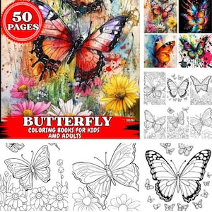 Beautiful Printable Butterfly Coloring Pages for All Ages To develop intelligence and artistic innovation