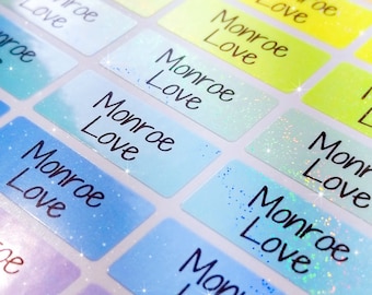 Glitter Labels Etsy