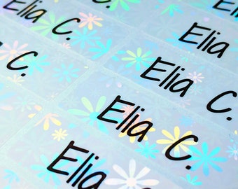 Étiquettes bébé personnalisables, Autocollant enfant, Etiquette étanche, Fournitures de garderie, Etiquettes postales, Adresse de retour, Étiquettes d'école pour filles La Reine des neiges