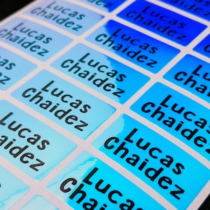 Wasserdichte Kinder Name Etiketten Schule, Kindertagesstätten Lieferung Aufkleber, personalisierte Mädchen Tag Label, Regenbogen Glitter Aufkleber, Baby Vorschule Tags