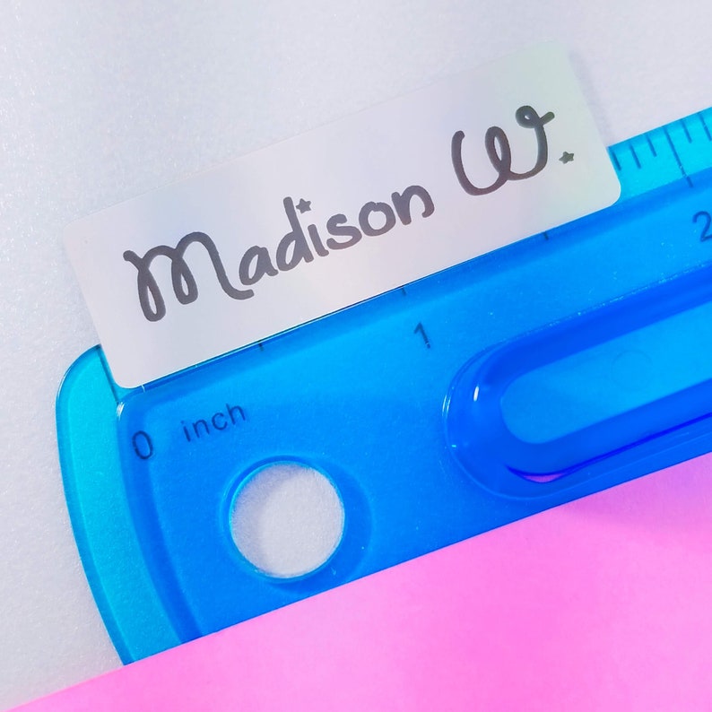 Baby Name Labels Personalize Kid Sticker Waterproof Name Etsy