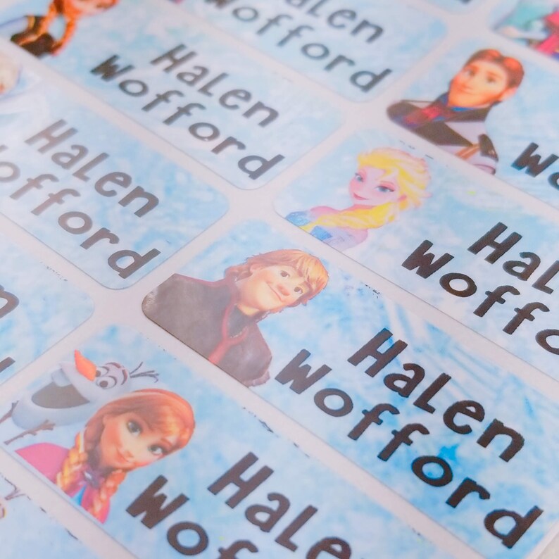 Baby Name Labels Personalize Kid Sticker Waterproof Name Etsy