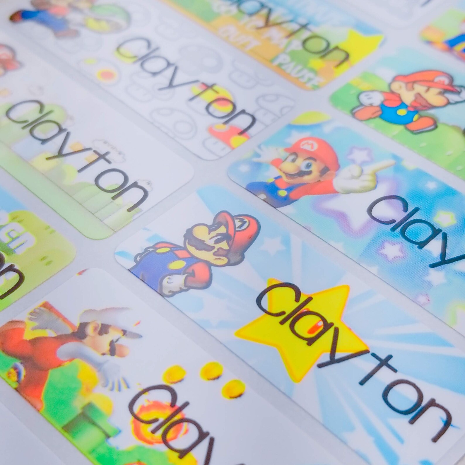 Baby Name Labels Personalize Kid Sticker Waterproof Name Etsy