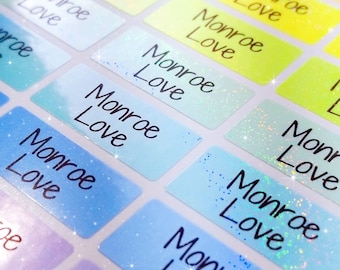Stickers prénoms étanches Etiquette bébé Etiquette nom enfant, Sticker enfant à personnaliser, Etiquette adresse, Etiquette imperméable biberon Princesse