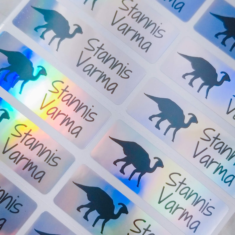 Baby Name Labels Personalize Kid Sticker Waterproof Name Etsy