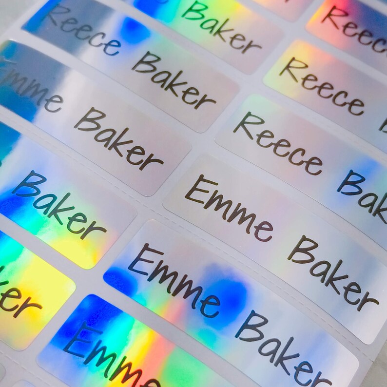 Baby Name Labels Personalize Kid Sticker Waterproof Name Etsy