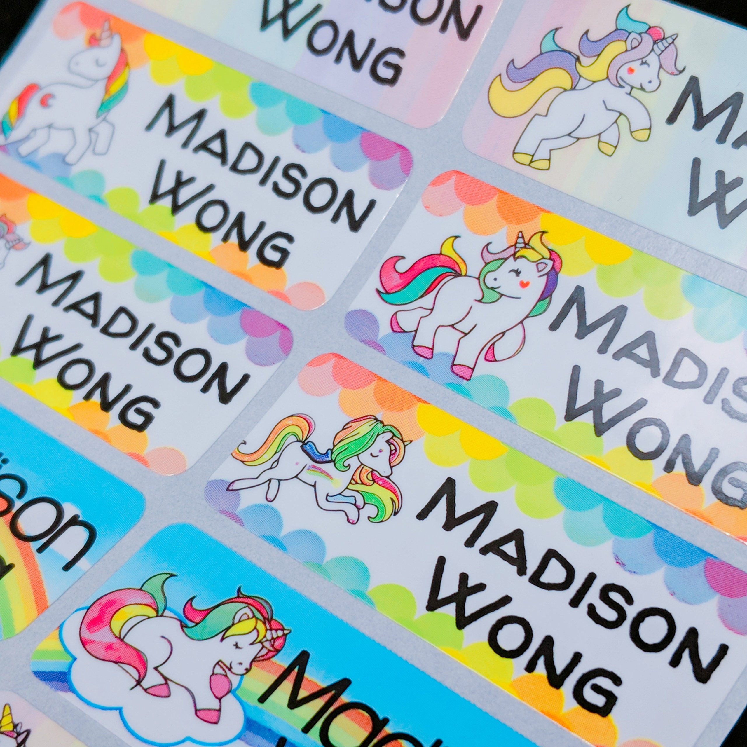 Baby Name Labels Personalize Kid Sticker Waterproof Name Etsy