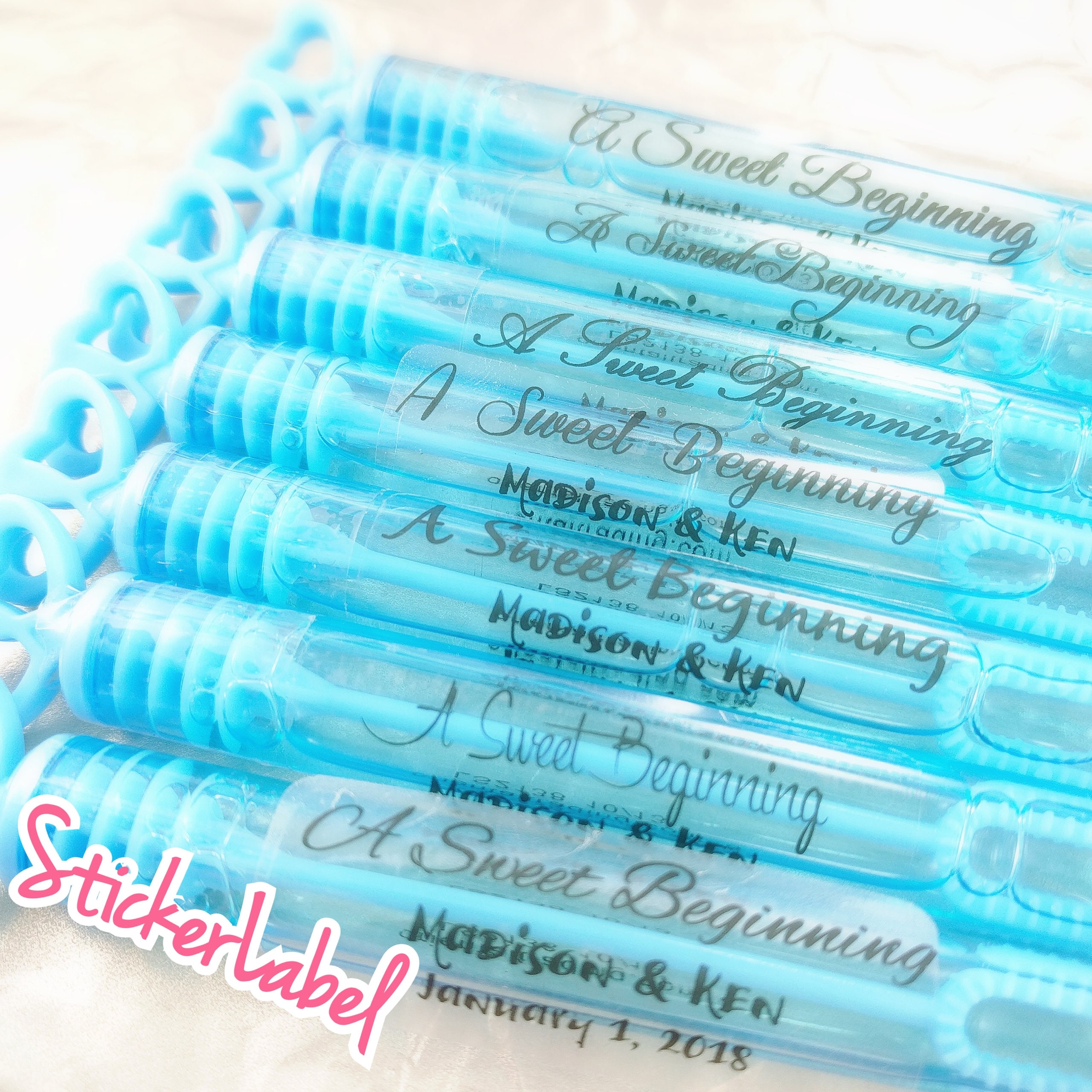 Wedding Bubbles Labels Custom Stickers Party Favor Label Etsy Australia