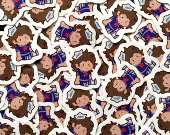 Steve Harrington 1" vinyl sticker // Stranger Things