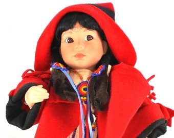 Winter Baby Porcelain Doll Signed by Carol Theroux Artist's Limited Edition NIB