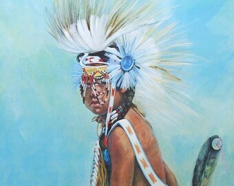 Number One Son - Limited Edition Print by Artist Carol Theroux 20x16 Signed S/N