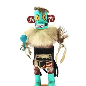 Hopi Kachina Doll Cactus Styx Handmade Signed Gary Nagale Vintage Native America