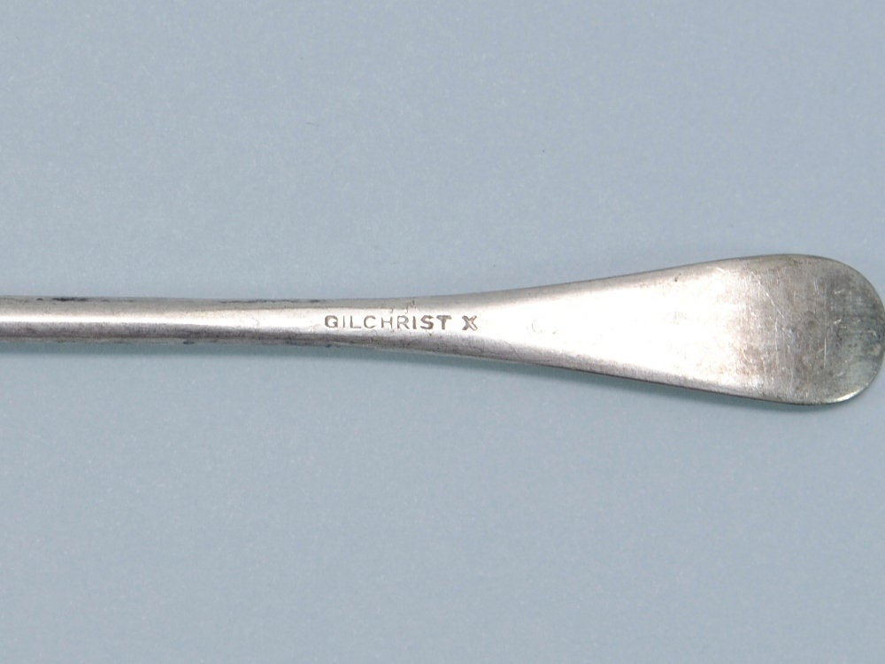 Gilchrist X Child Baby Spoon 5 Silverplate Silver Plated Vintage Etsy