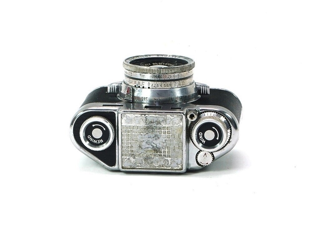 Bolsey Jubilee 35mm Camera Bolsey-steinheil 45mm F/2.8 Lens Set-o