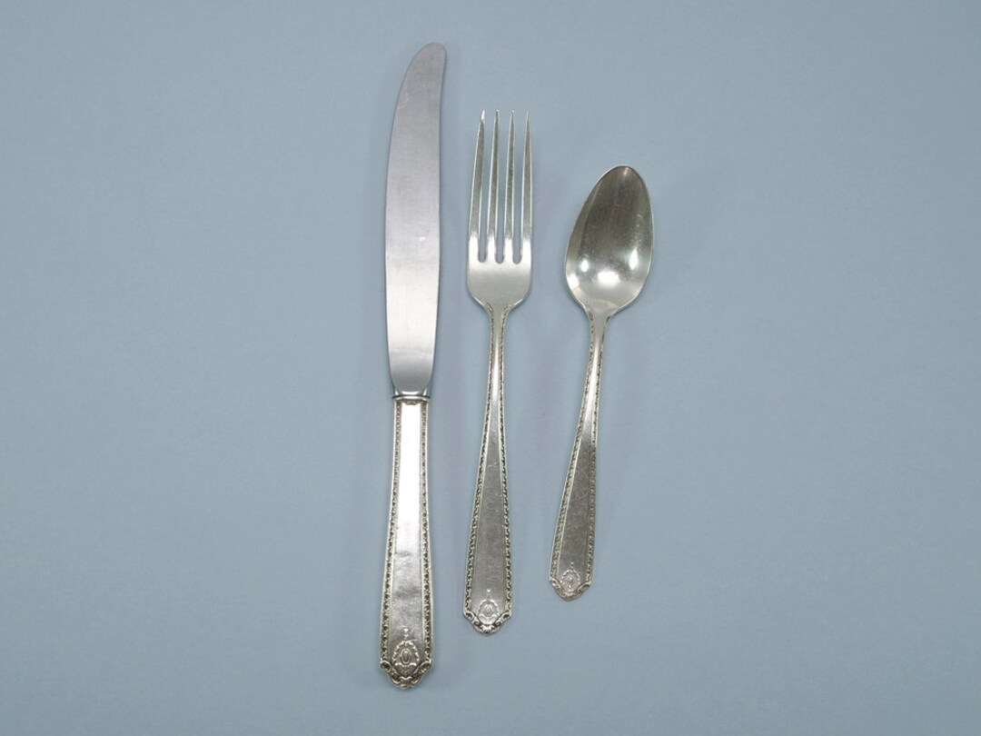 Westmorland Sterling Silver Lady Hilton 1940 3piece Place Setting
