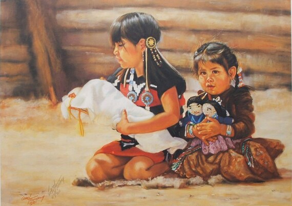/'Josie Dances the Hoops/' Signed Limited Ed Art Print by Carol Theroux 15x12 S//N