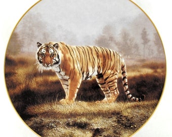 Royal Bengal Worlds Most Magnificent Cats 1991 Charles Fracé Bradford Plate COA