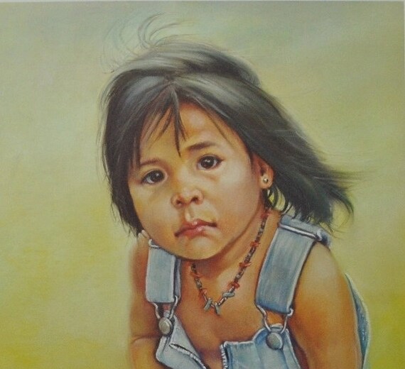 /'At the Market/' Signed Limited Edition Print by Artist Carol Theroux 14x19.5 S//N