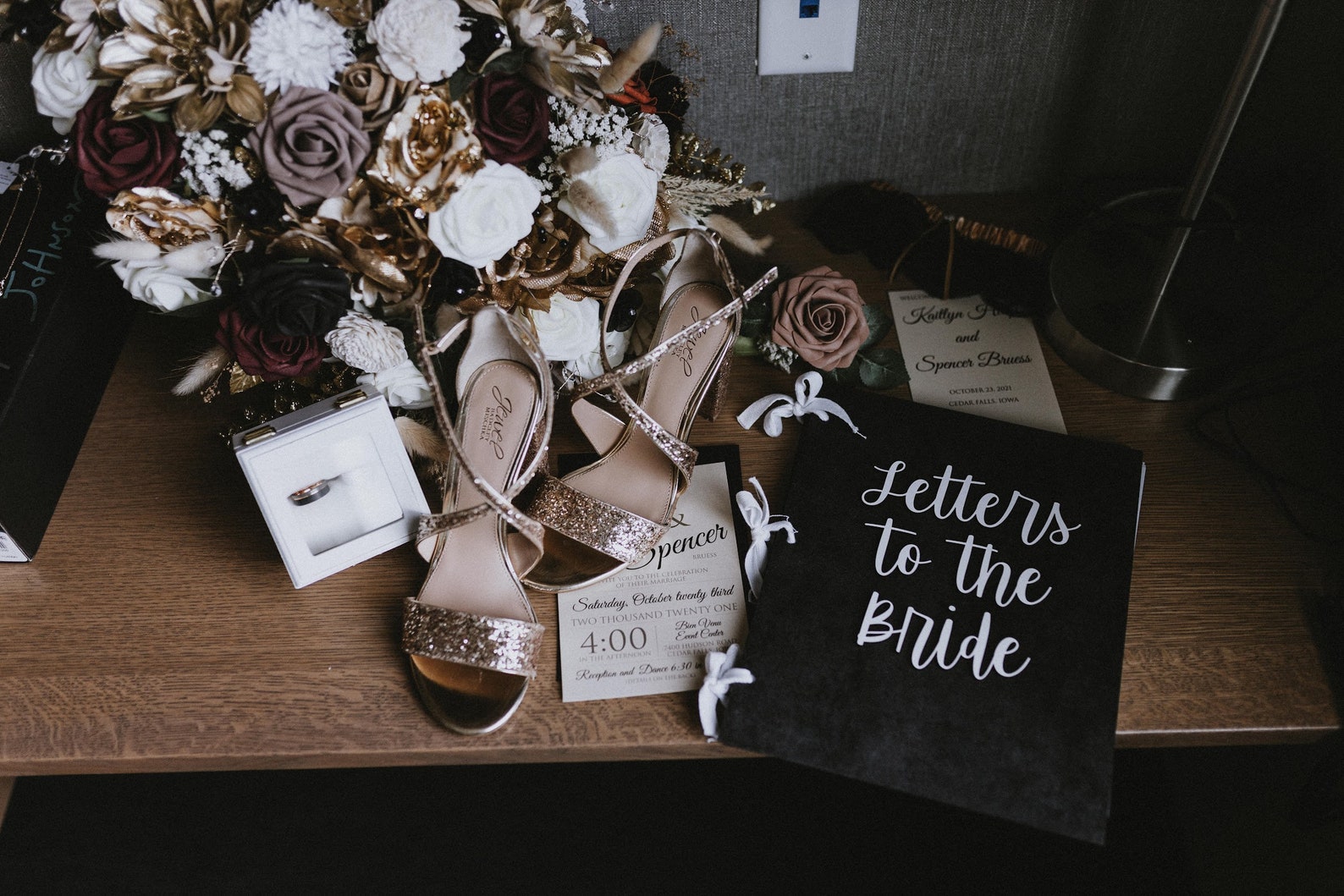 Letters to the Bride Book 3D Lettering Bridal Bride Gift Bridesmaid