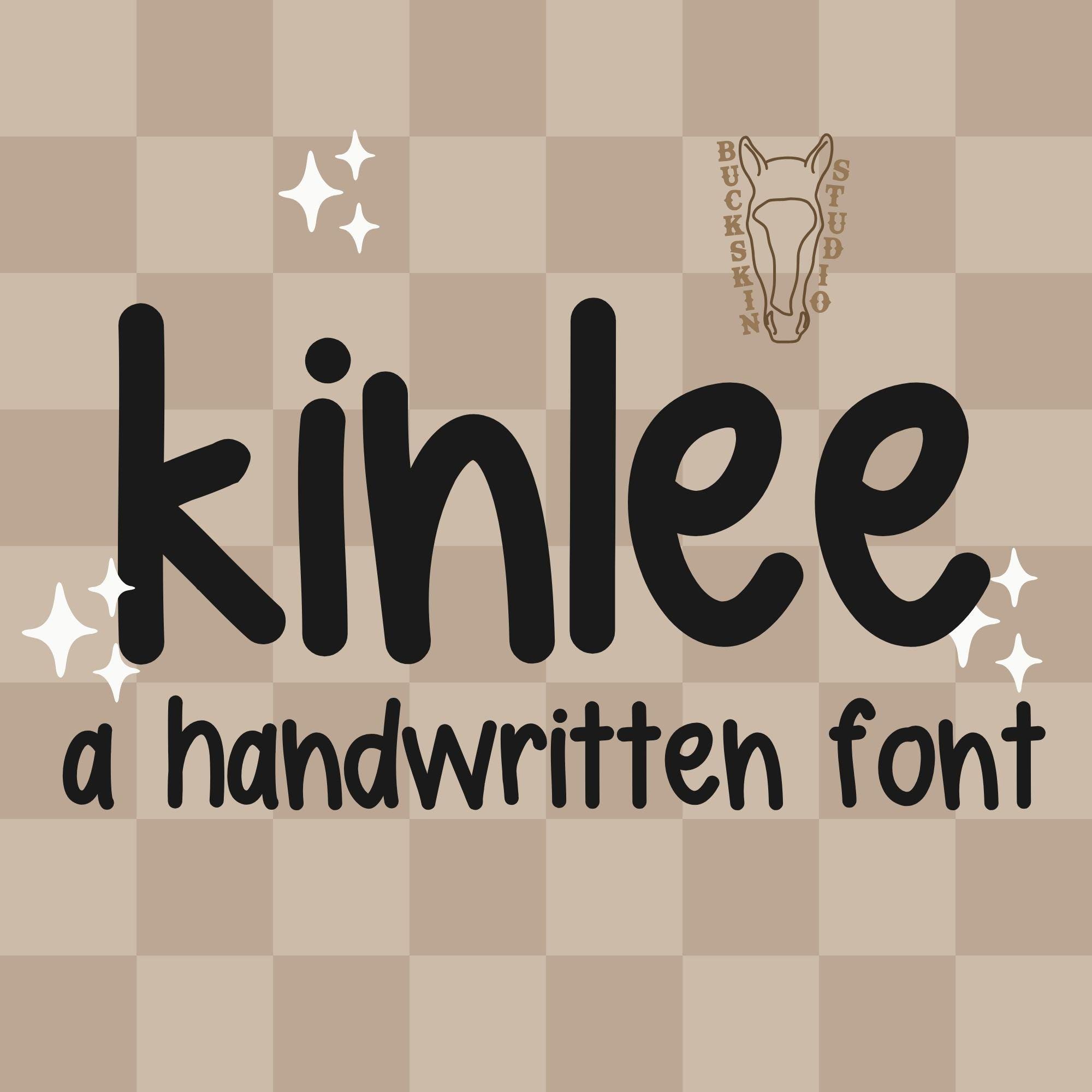 Kinlee Font | Handwritten TTF for Cricut, Silhouette, Cute Fonts, Laser ...