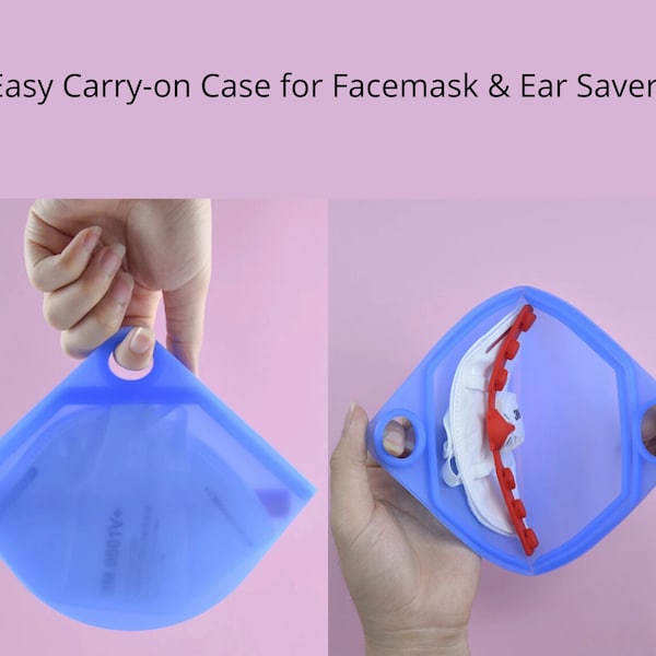 Elastic Holder for Face mask - Ear Saver Holder Canada - Ear Guard and Facemask Elastic Holder - Washable Face mask holder - Reusable holder