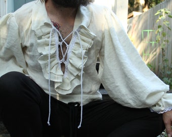 Ruffled pirate shirt