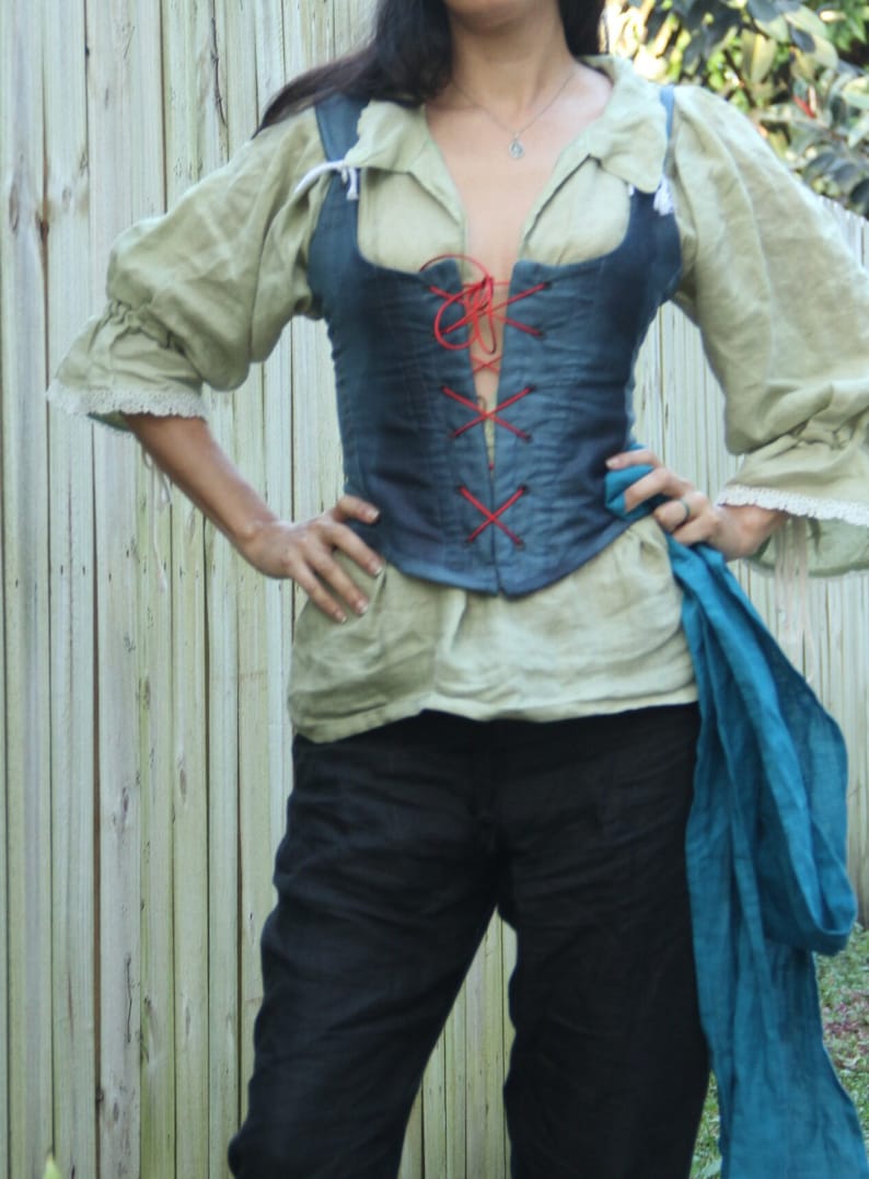 Ladies pirate shirt image 3