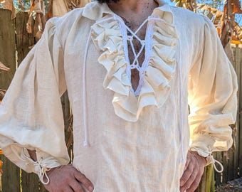 Ruffled pirate shirt