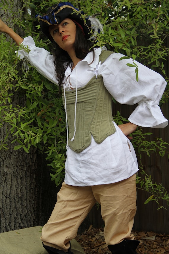 corset pirate shirt womens