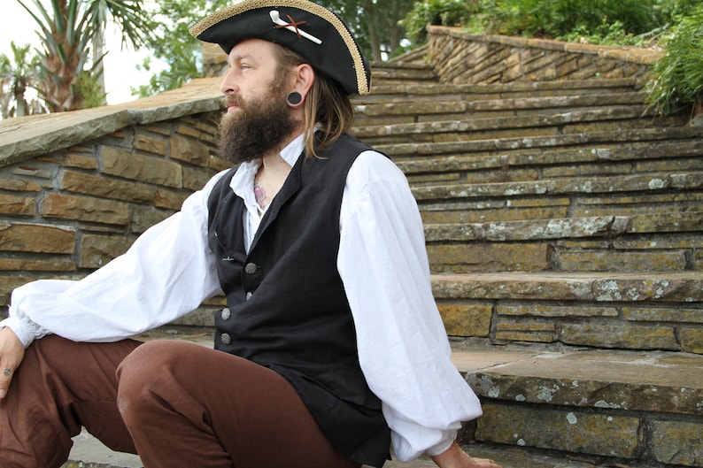 Men's Pirate Shirt Etsy