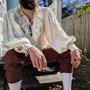 Ruffled Pirate Shirt - Etsy