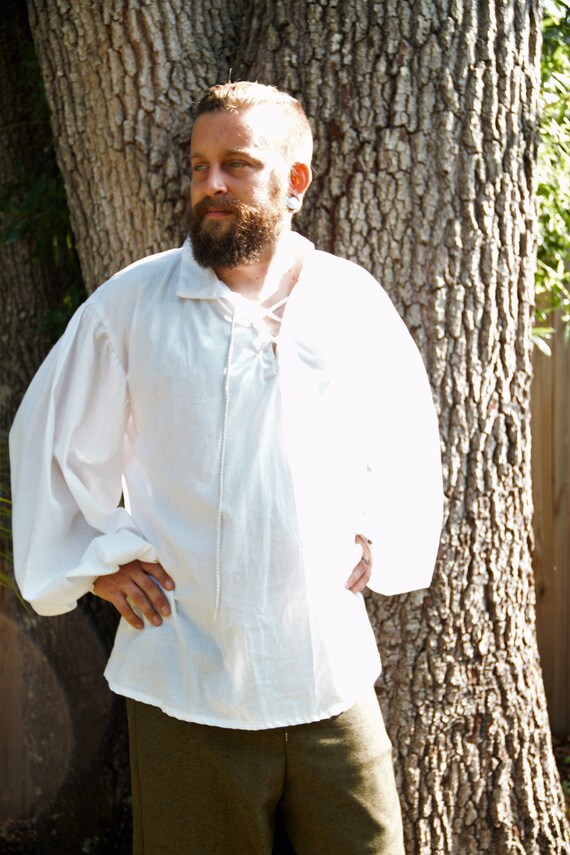 linen pirate shirt