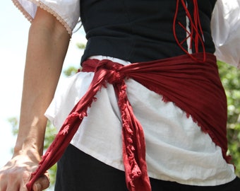Ladies Fringed Pirate Sash